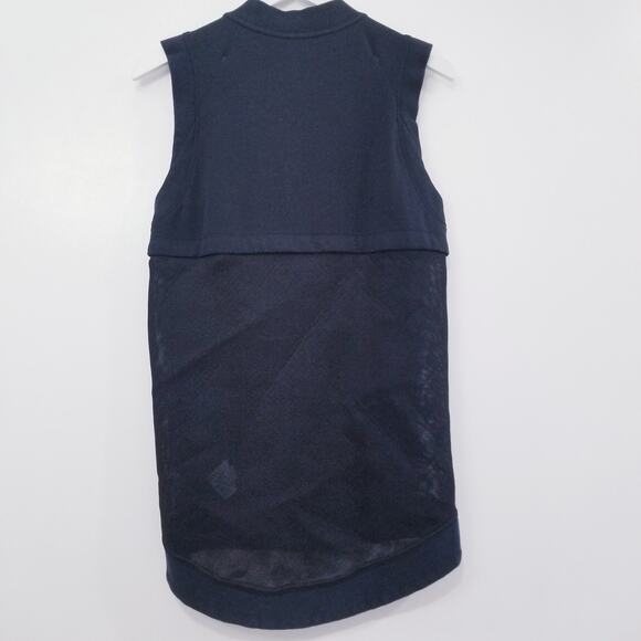 Nike Black Mesh Vest Full Zip Up - Picture 6 of 12